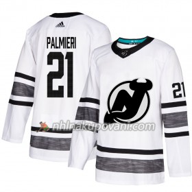 New Jersey Devils Dresy Kyle Palmieri 21 Bílá 2019 NHL All-Star Adidas Authentic - Pánské